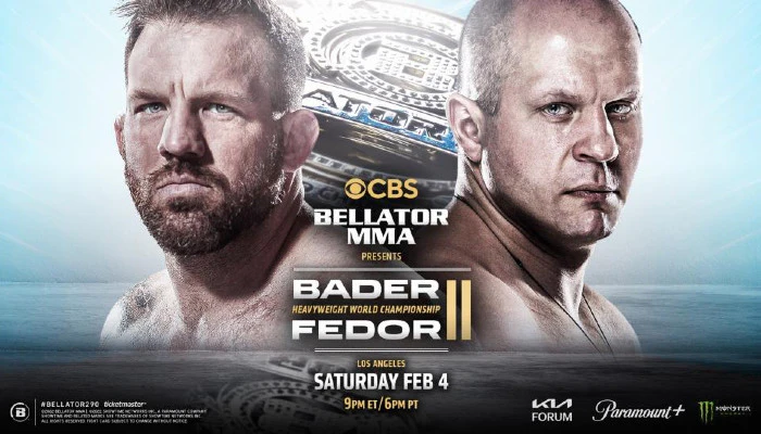 Apuestas, pronósticos y cuotas para Bellator 290: Bader vs Fedor II