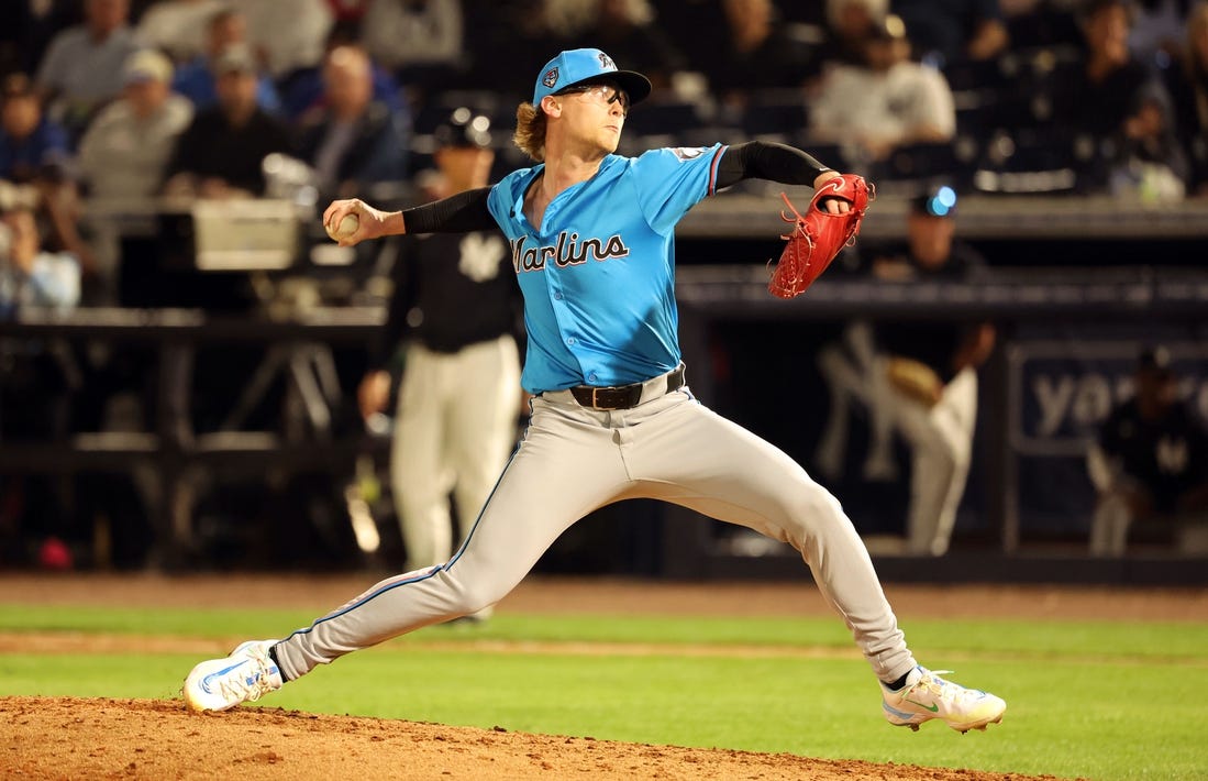 Angels face Marlins' pitching prospect Max Meyer - ScoresAndStats.com