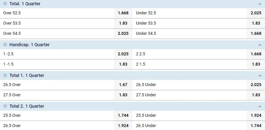 what does first quarter 3 way mean in betting