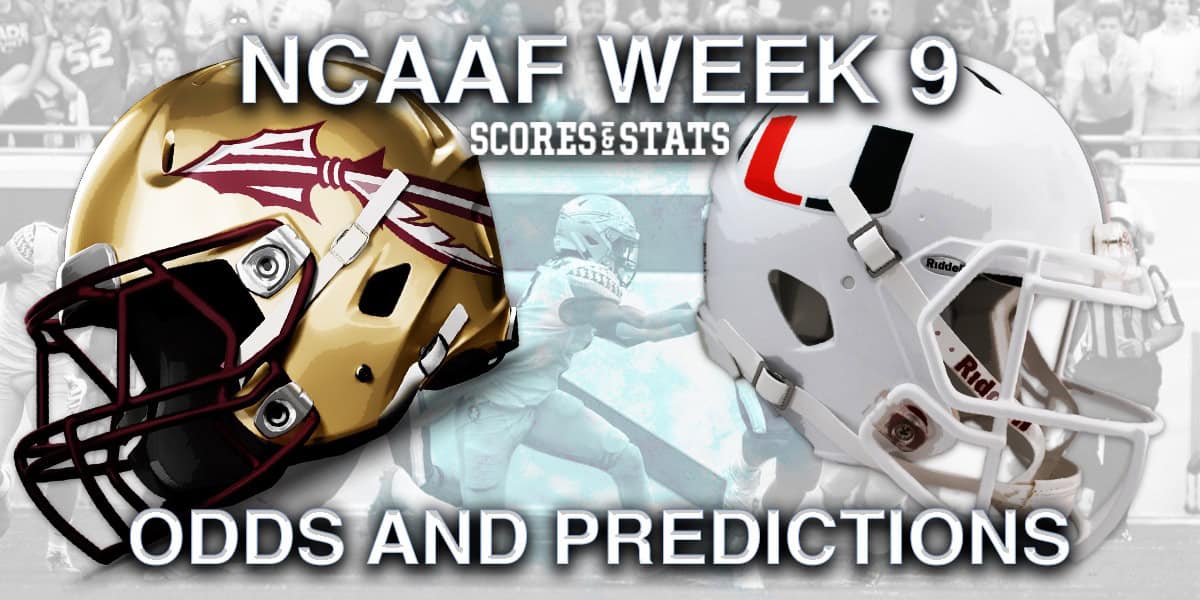 Ncaa week 9 odds and predictions