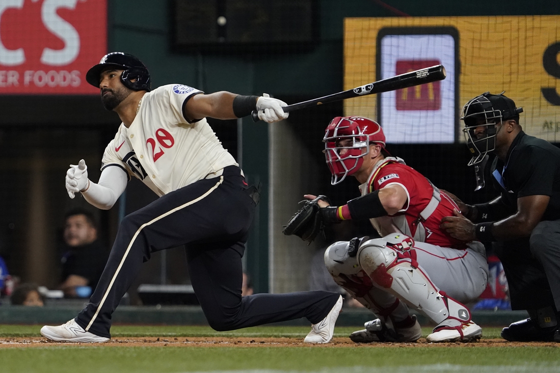 Texas Rangers vs La Angels