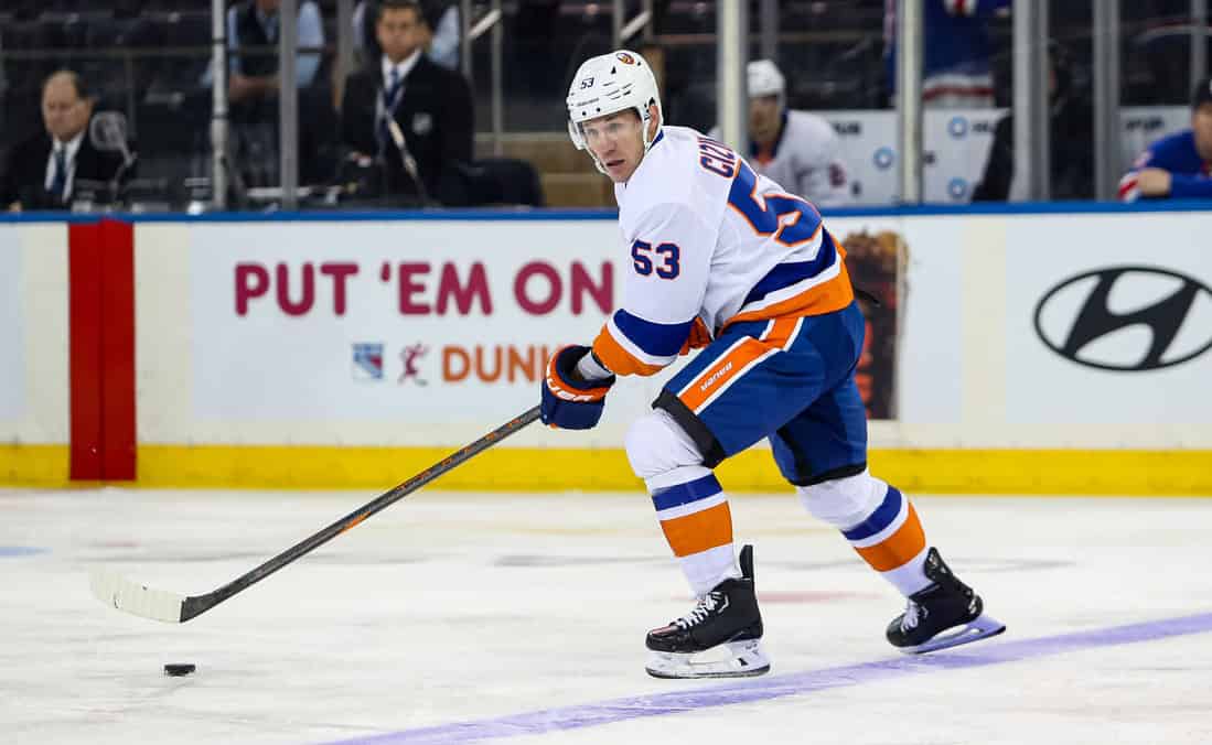 Islanders Player Dribbling