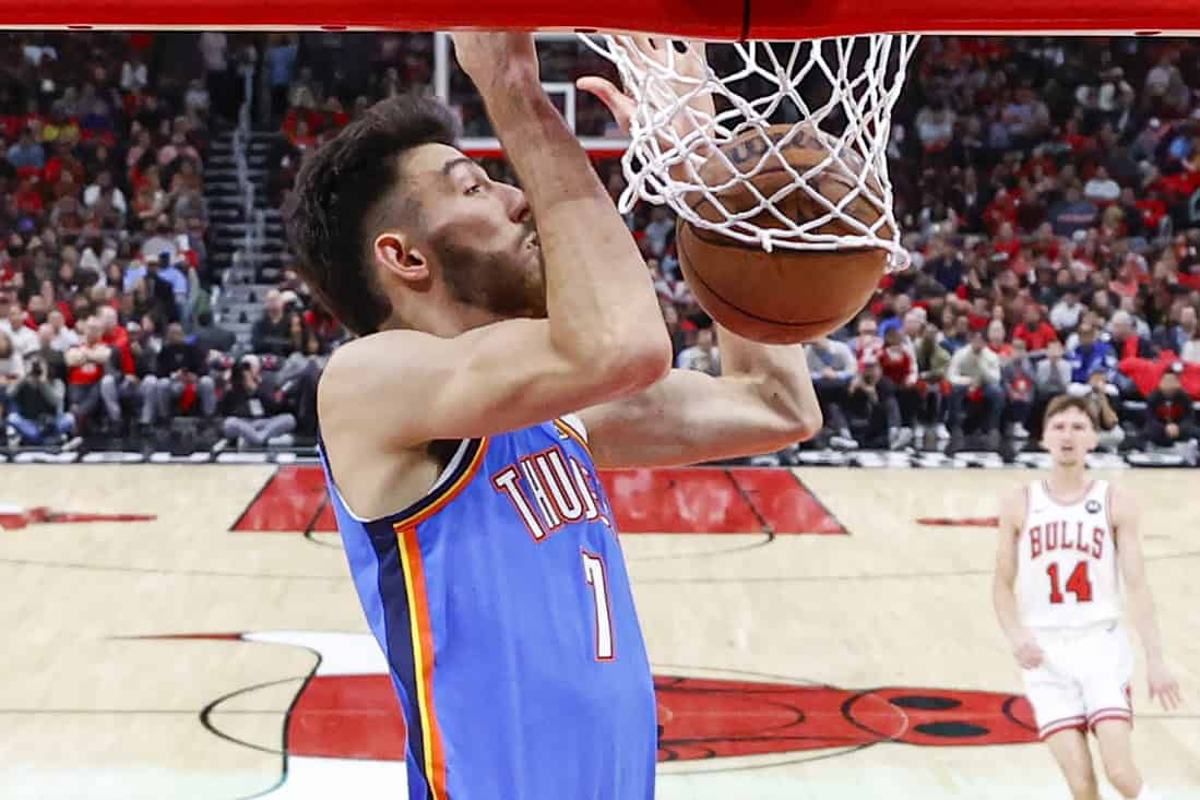 OKC Player Dunking