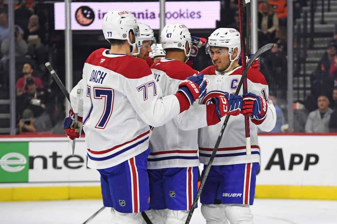 Canadiens Celebrating