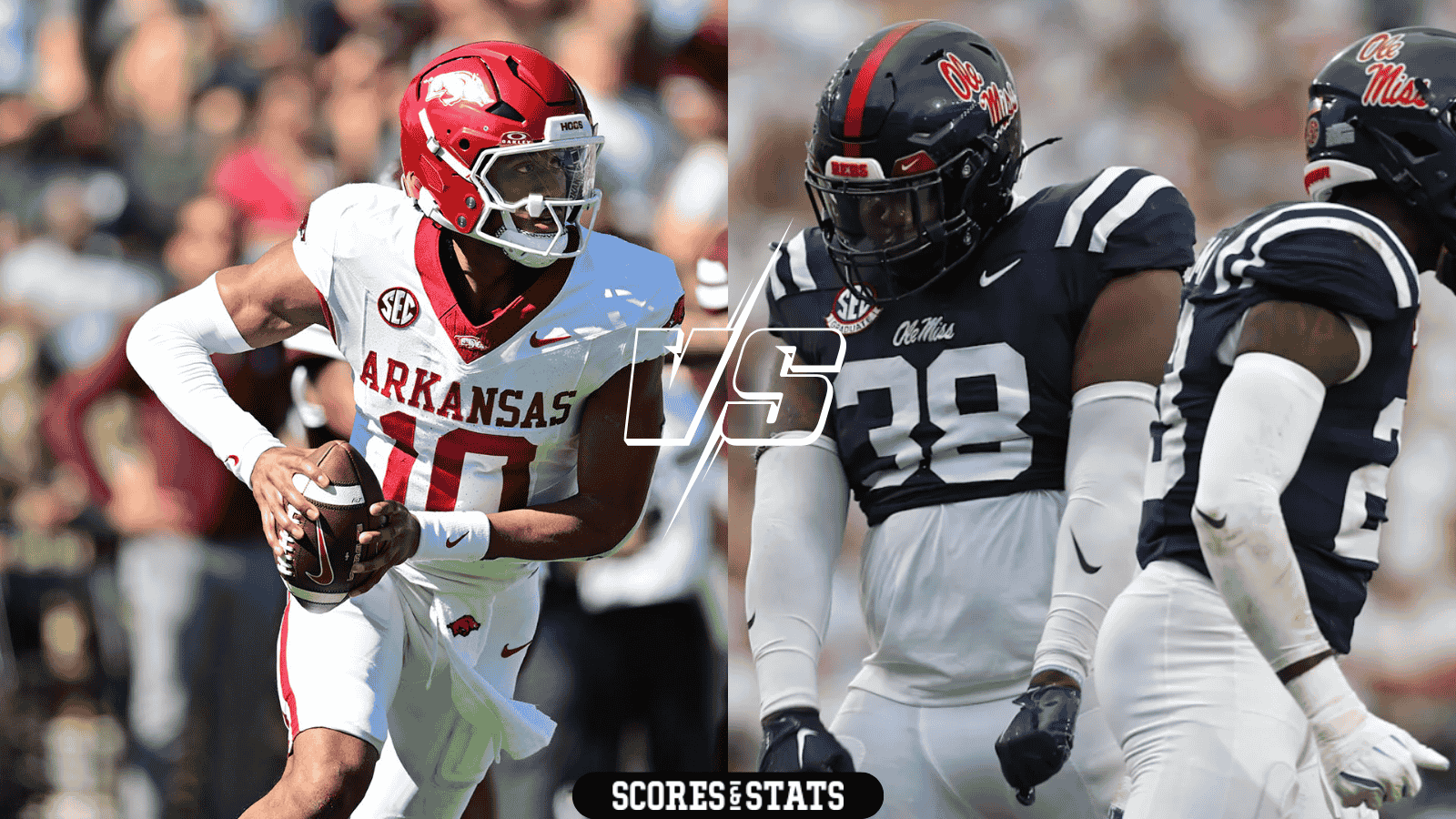 Arkansas Razorbacks vs Mississippi Rebels