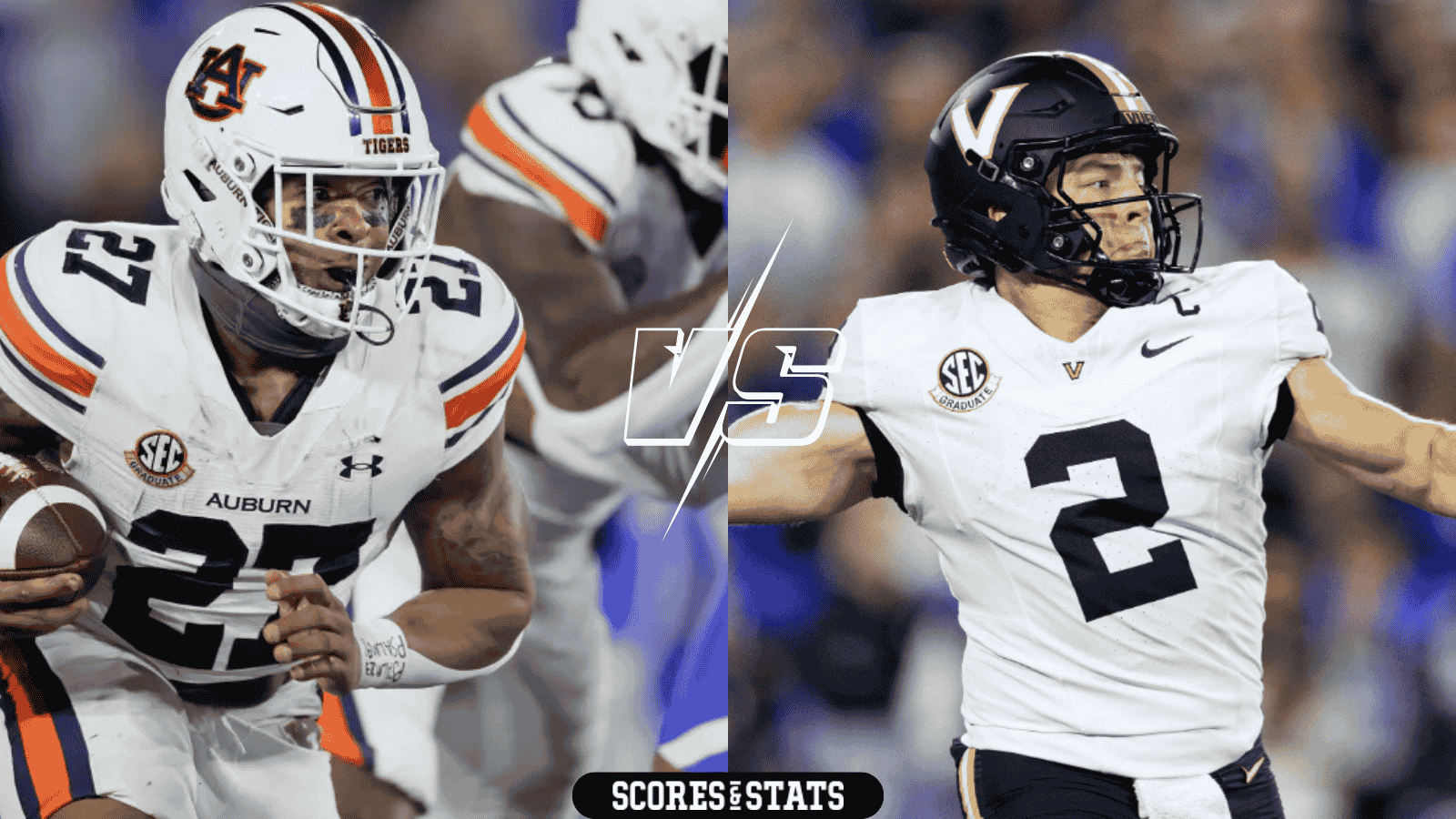 Auburn Tigers vs Vanderbilt Commodores