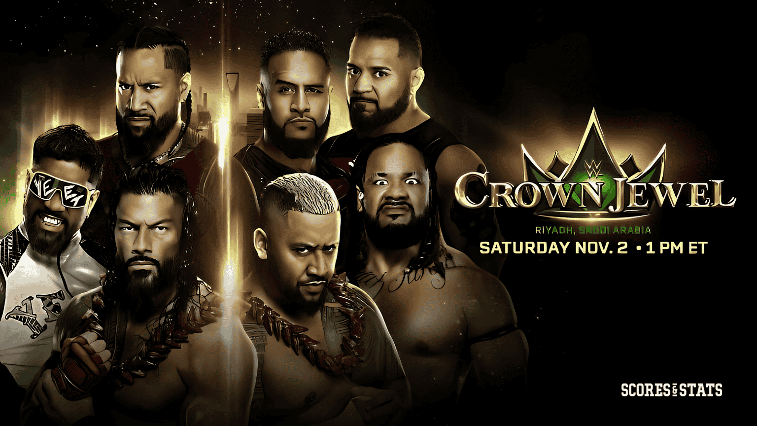 Crown Jewel Fight card