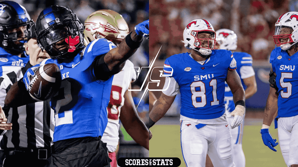 Duke Blue Devils vs Southern Methodist Mustangs