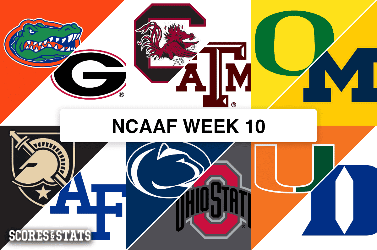 Ncaaf week 10