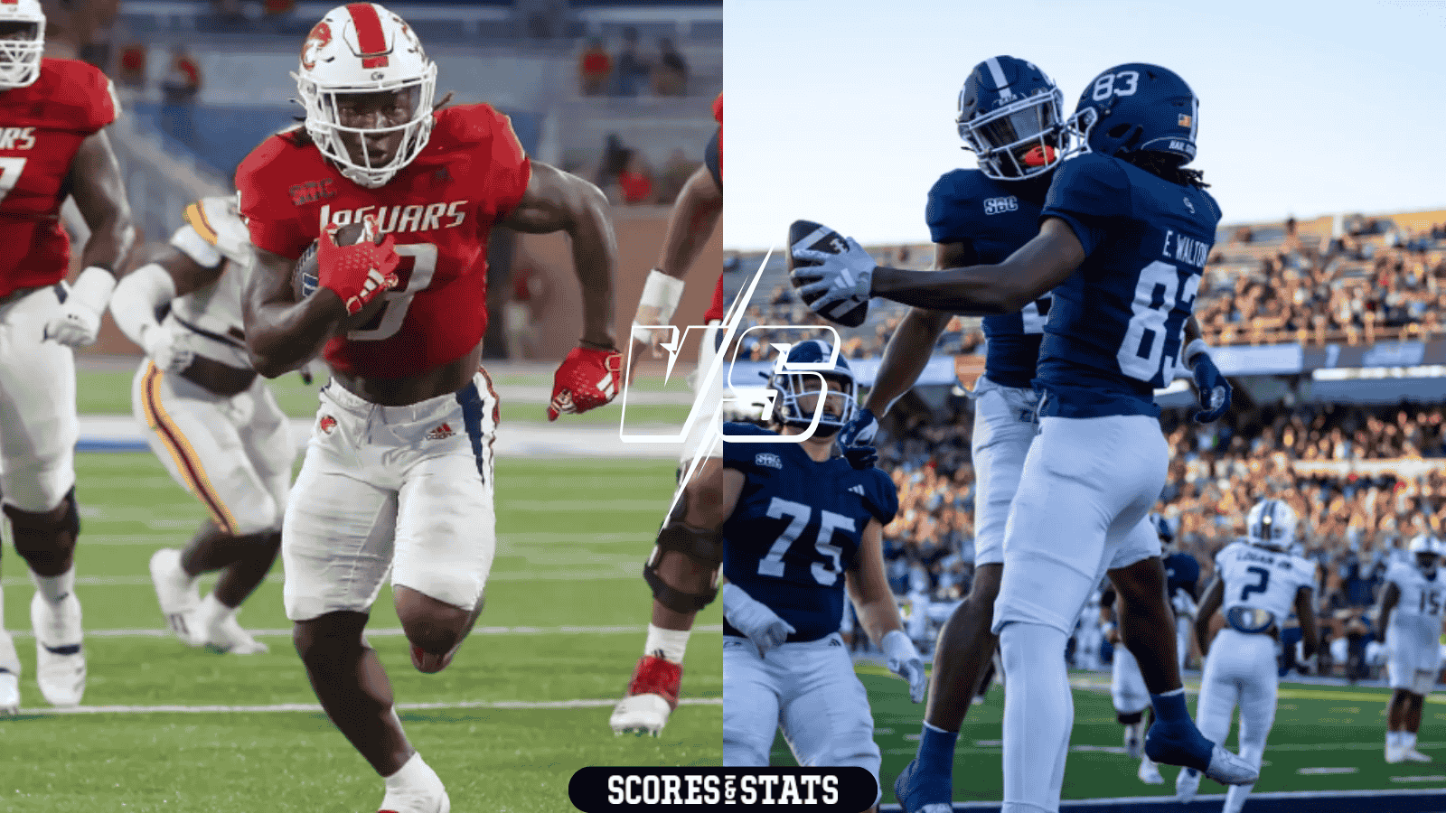 South Alabama Jaguars vs Georgia Southern Eagles