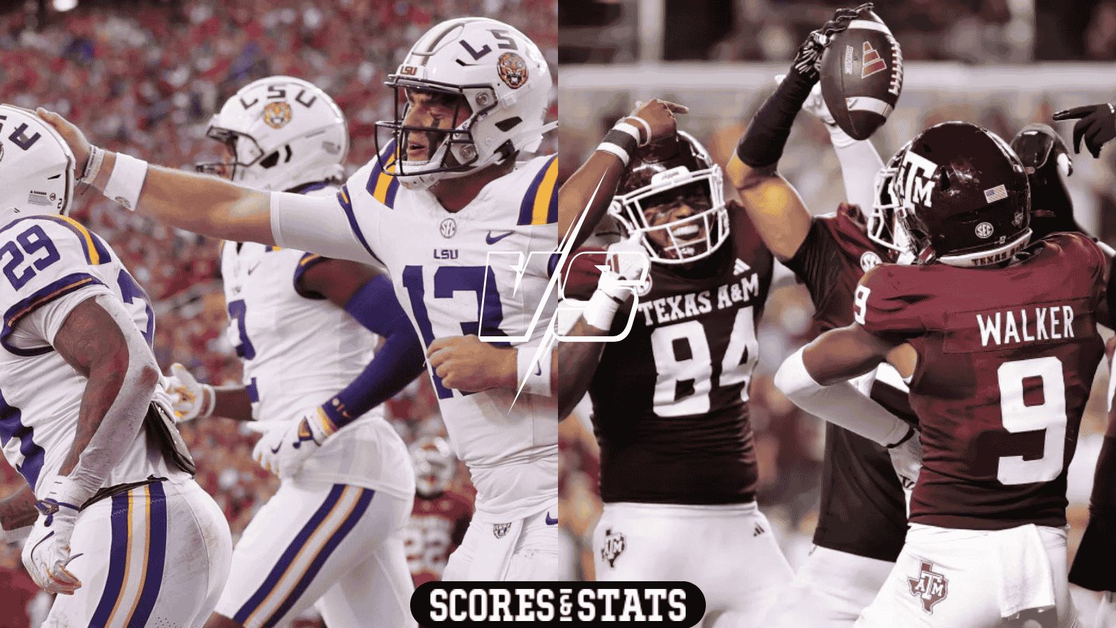 Texas A&m Aggies vs Louisiana State Tigers