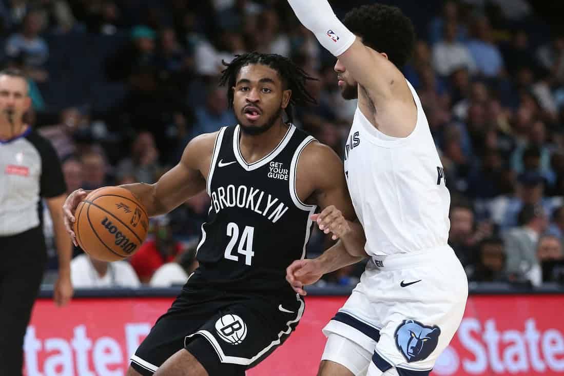 Nets Player dribbling