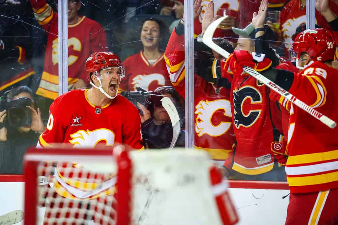 Flames Players Celebrating