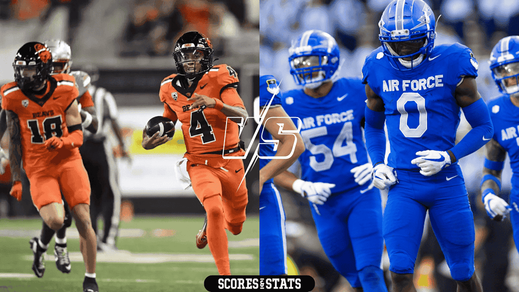 Air Force Falcons vs Oregon State Beavers 