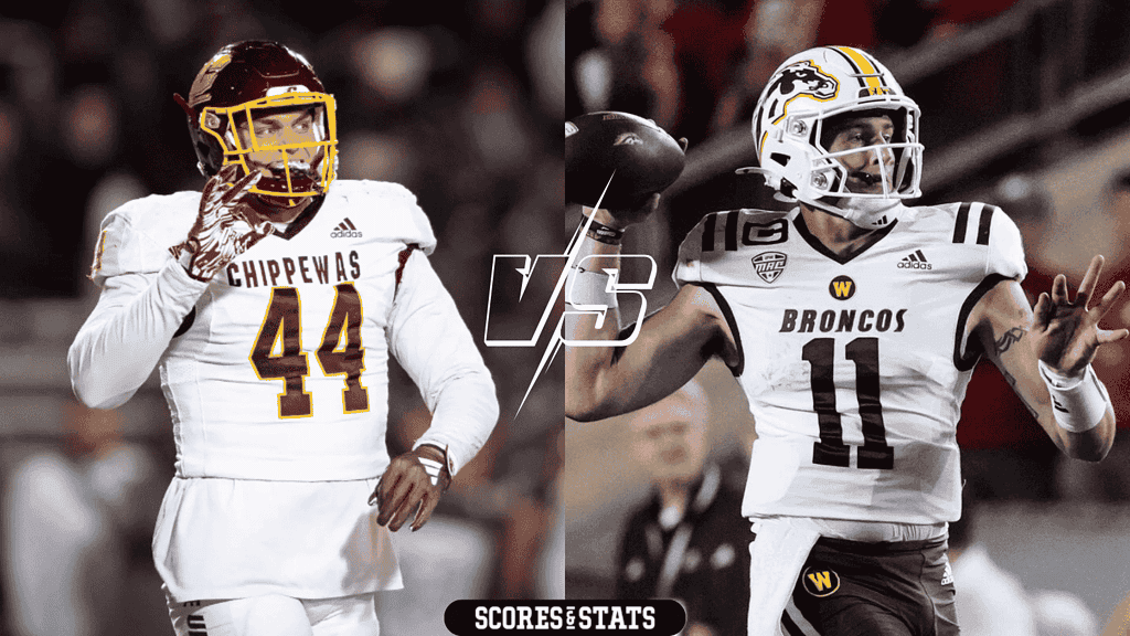 Central Michigan Chippewas vs Western Michigan Broncos