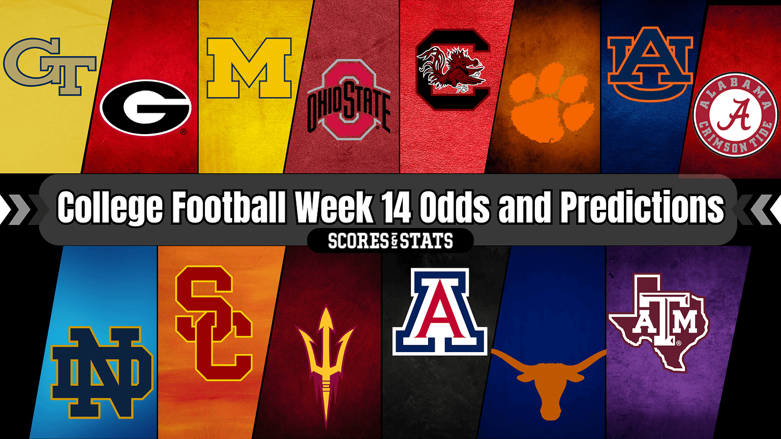 College Football Week 14 Odds and Predictions