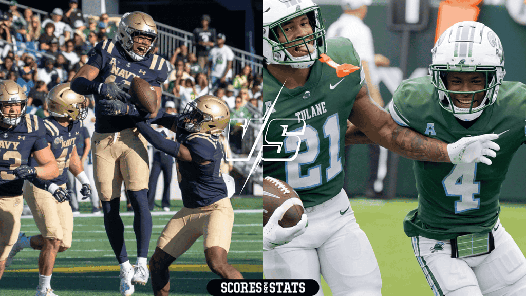 Navy Midshipmen vs Tulane Green Wave