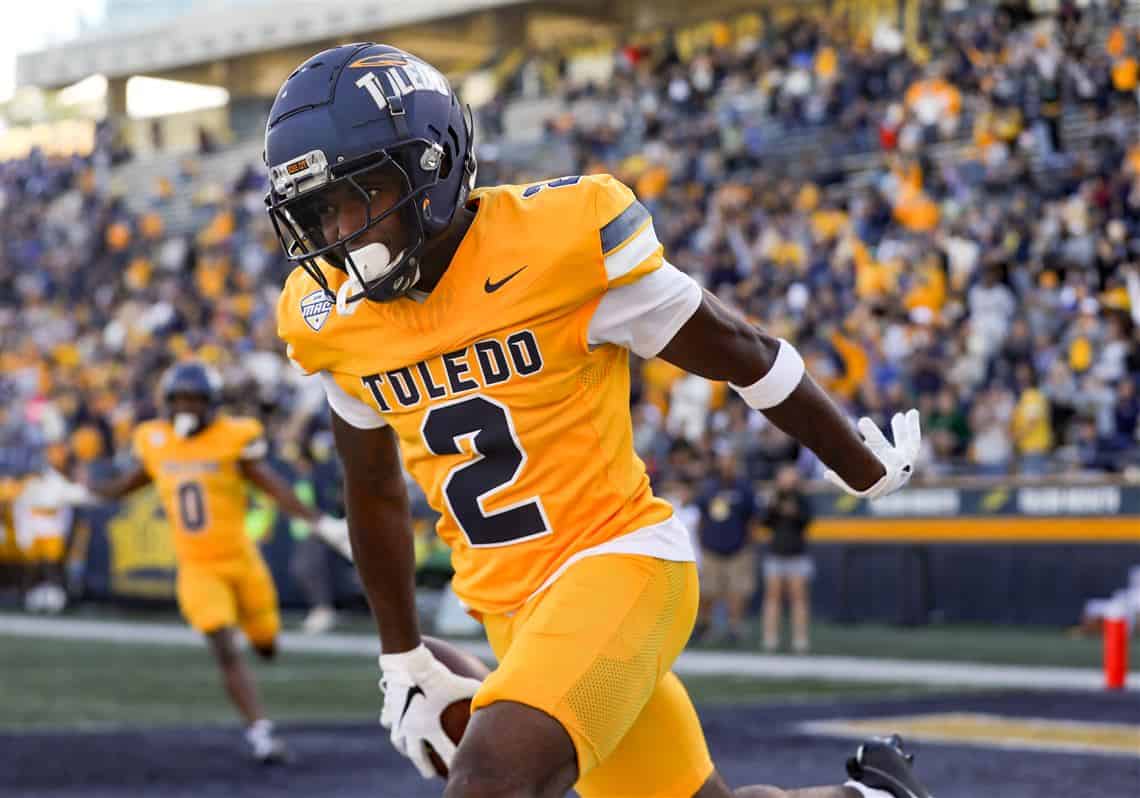 Toledo Player Celebrating