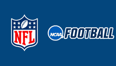 NCAA and NFL logos