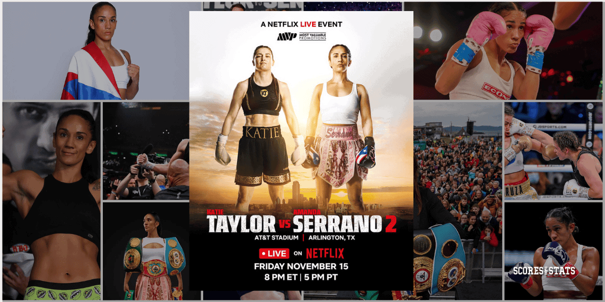 taylor vs serrano fight card