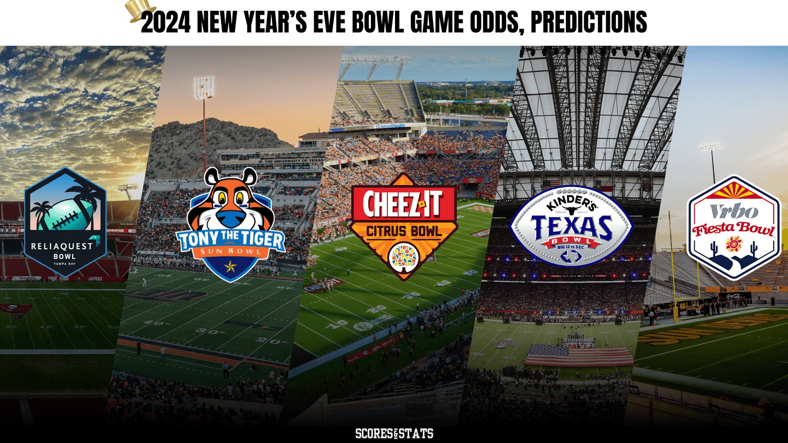 2024 New Years Eve Bowl Game Odds Predictions 1 1