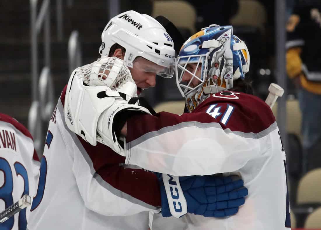 Colorado players Celebrating