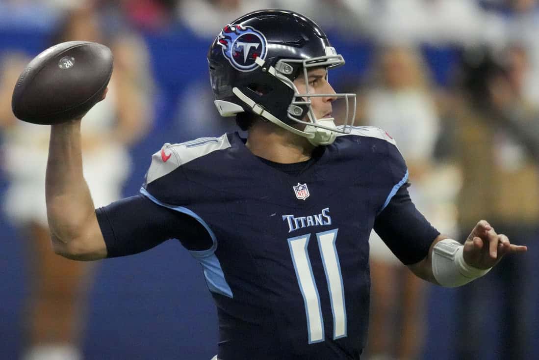 Titans QB passing