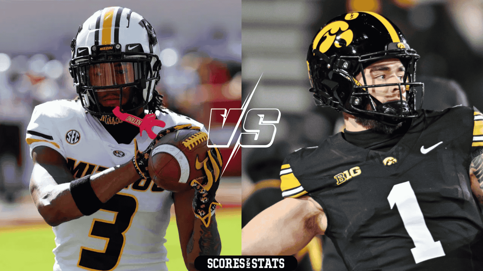 Missouri Tigers vs Iowa Hawkeyes