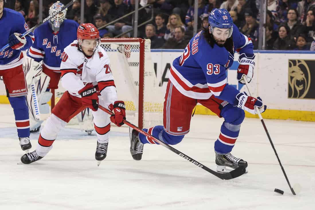 Rangers player dribbling