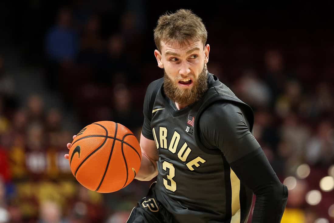 Purdue Player Dribbling