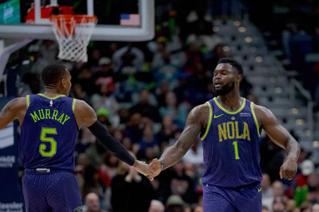 Pelicans Player celebrating