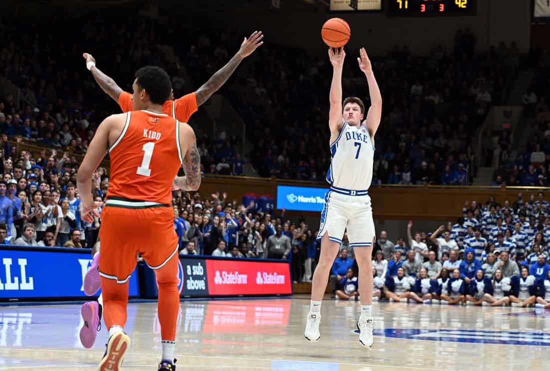 Duke player shooting