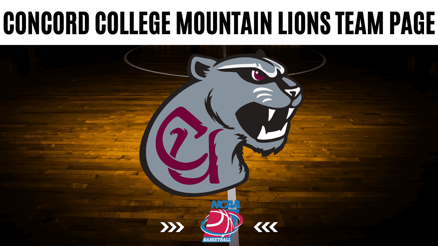 Concord College Mountain Lions stats, schedule, and betting odds overview.