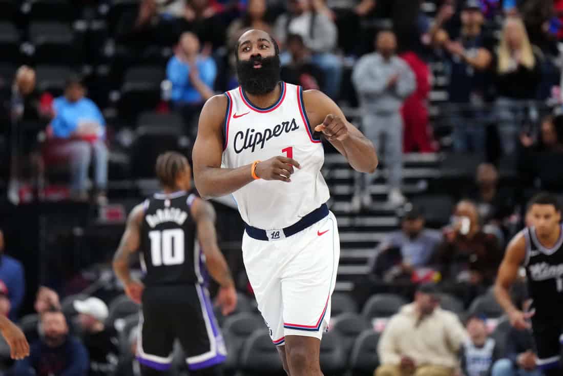 James harden celebrating