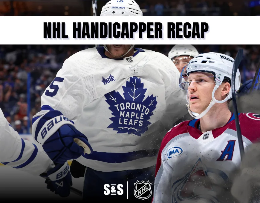 NHL handicapper Recap 1