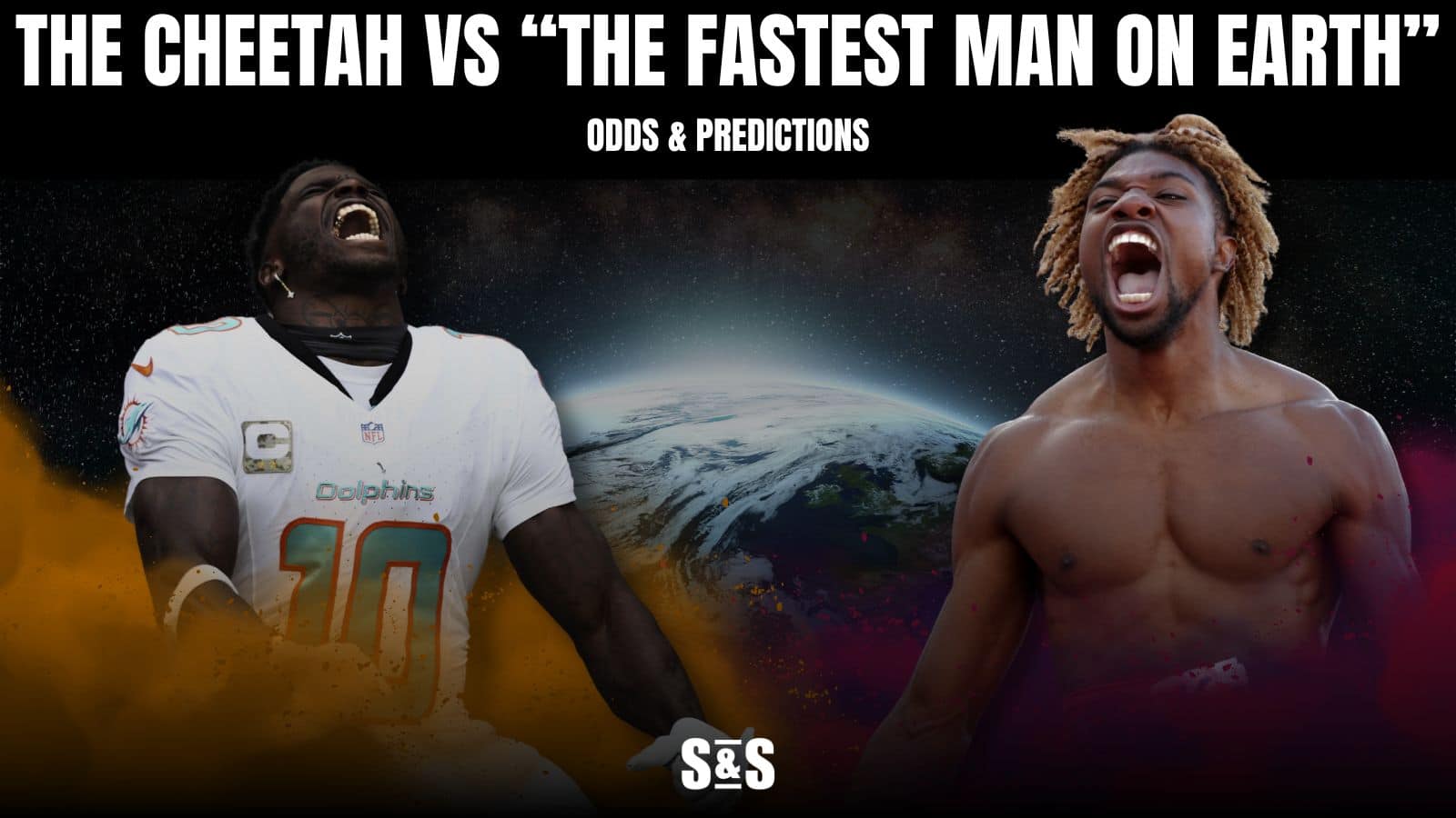 The Cheetah Vs THE FASTEST MAN ON EARTH